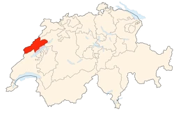 Situation Canton Neuchâtel