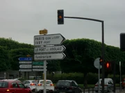 La D152 à Vitry-sur-Seine au croisement avec la D148