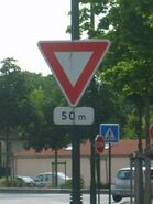Panneau actuel en place. © GPS Nico