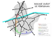 Future rocade périphérique de Perpignan