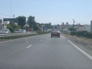 Arrivée à La Roche sur Yon par l'ex-RN137Bis, aujourd'hui D937