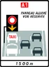 Présignalisation voie réservée