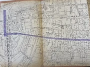 Tracé de l'ancienne D46 à Lyon (partie ouest) ©Archives départementales et métropolitaines du Rhône - cote 6326WM/30