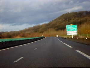 Section courante sur 15 kilomètres.