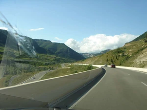 Décalage des voies près de Lodève