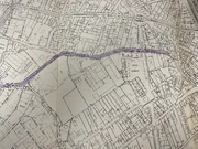 Tracé de l'ancienne D77 à Lyon (partie est) ©Archives départementales et métropolitaines du Rhône - cote 6326WM/34