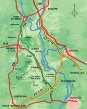 Plan de situation de la Rhodanienne