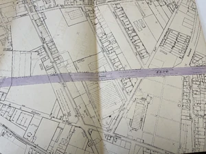Tracé originel de la D41 à Lyon ©Archives départementales et métropolitaines du Rhône - cote 6326WM/28