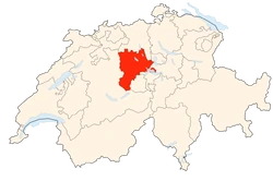 Situation Canton Lucerne