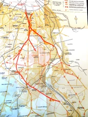 Plan du dossier d’enquête UP de 1951 (révision du Plan d’Aménagement)© Dark_green67
