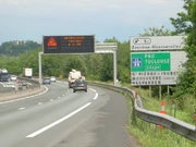BAU sur A63 avant l'échangeur A63-A64 ©Luc, gendarme autoroutier sur l'A63