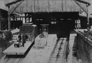 Gare haute du funiculaire de la Rue Terme. © Bibliothèque Municipale de Lyon