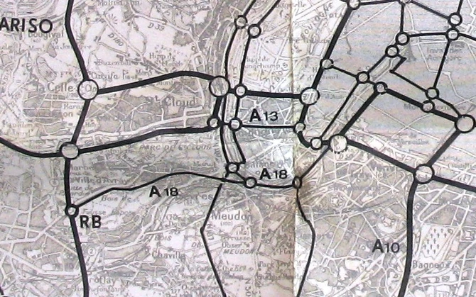 3) Tracé figurant dans le SDAURP de 1965