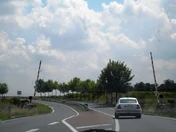 La rocade ouest au passage à niveau, en direction de la rocade sud-est