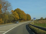 Ancienne RN83 à la limite entre les anciennes régions de Franche-Comté et d'Alsace, près de Lachapelle-sous-Rougemont (90)