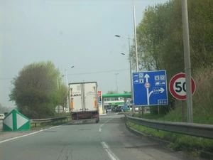 Aire de Phalempin-Est, sens Paris-Lille.