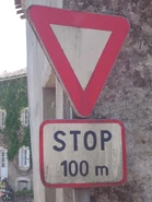 Ancien modèle en place à Saint Mars des Près (85). © Djakk