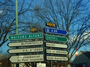 La D148 au croisement avec la D274