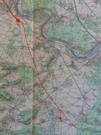 Détail de l’avant-projet du Plessis-Chenet à Macherin (1956)© Dark_green67