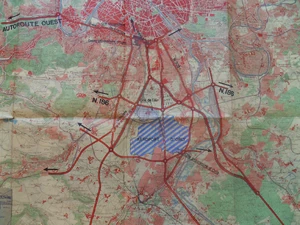 Détail du projet S.A.R.P. pour la banlieue Sud (avril 1947)