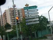 Au croisement de la D5 (ex-RN305)