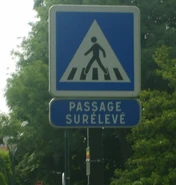 Modèle actuel sur passage surélevé en place. © GPS Nico