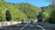 Section l'A75 à 90 km/h à Ribeyre près d'Issoire
