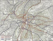 Réseau urbain de l'OTL (+TLN) en 1914. © R