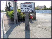 Poteau Michelin partiellement actualisé à Chatou