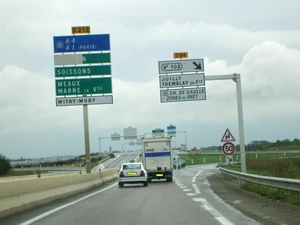 Echangeur 102 puis début de la 2x2 voies.