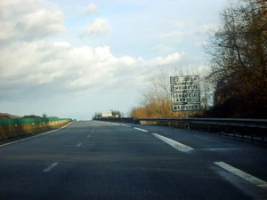 Avant l'échangeur de Thourotte.