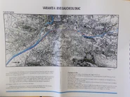 Plan de 1993 de la variante 4 de la Tangentielle Nord-Sud. © G.E.