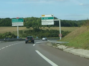 RN61 - Contournement de Sarreguemines - Sortie vers Ippling et Saint-Avold