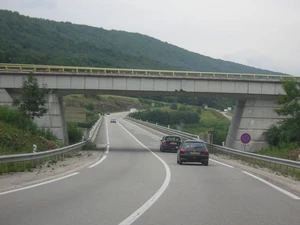 Viaduc de la Loue, sur le contournement de Quingey.