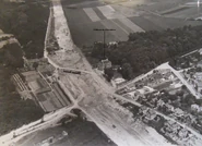 Les terrassements au niveau de l’avenue de Charaintru (juin 1958).