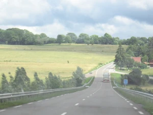 La D461 près d'Épenoy