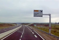 La D955 au niveau de Jury en direction de Strasbourg