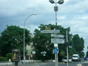 La D160 au croisement avec la D7