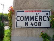 Plaque Michelin sur la RN408