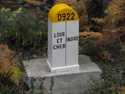 Limite entre Loir-et-Cher et Indre sur l'ex-RN722