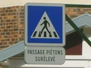 Modèle actuel sur passage surélevé en place. © GPS Nico