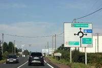 Entrée dans Parthenay.