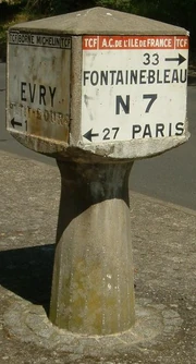 RN7 BorneMichelin Evry91