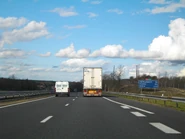 L'A10 après la sortie 29.