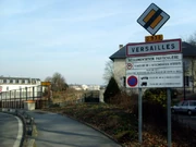 L'ex-RN838 en entrant dans Versailles