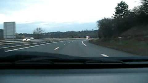 Autoroute A 20 dans le Limousin (France - Highway A20 in Limousin).