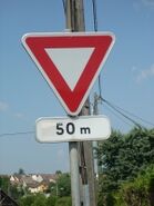 Panneau actuel en place. © GPS Nico
