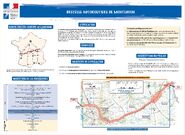 1er panneau de présentation du projet d'A714. © DDE 03