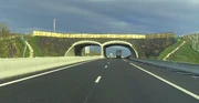 L'écopont de l'autoroute A355 au niveau de Kolbsheim