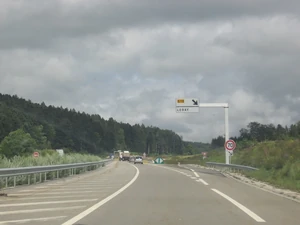 La D461 au niveau des Ages de Loray